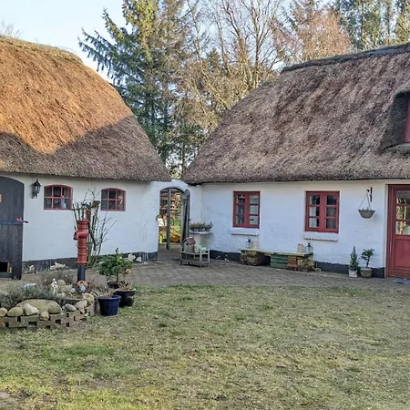 Vandrerhjem Gemuetliches Reetdachhaus Mit Kaminofen Ribe